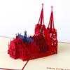 Pop Up 3D Birthday Cards World Attractions Card Business Invitation Boy Gift Greeting Tourist Postcard For Boyfriend Dad Present