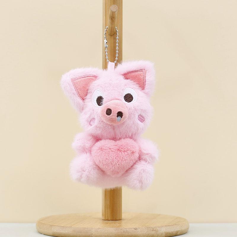 And Lovable Soft Pig Plush Keychain Cute Pig Bag Accessory In Multiple Colors