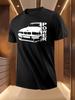Automotive & Strength Graphic Print - Breathable Lightweight Polyester T-shirt