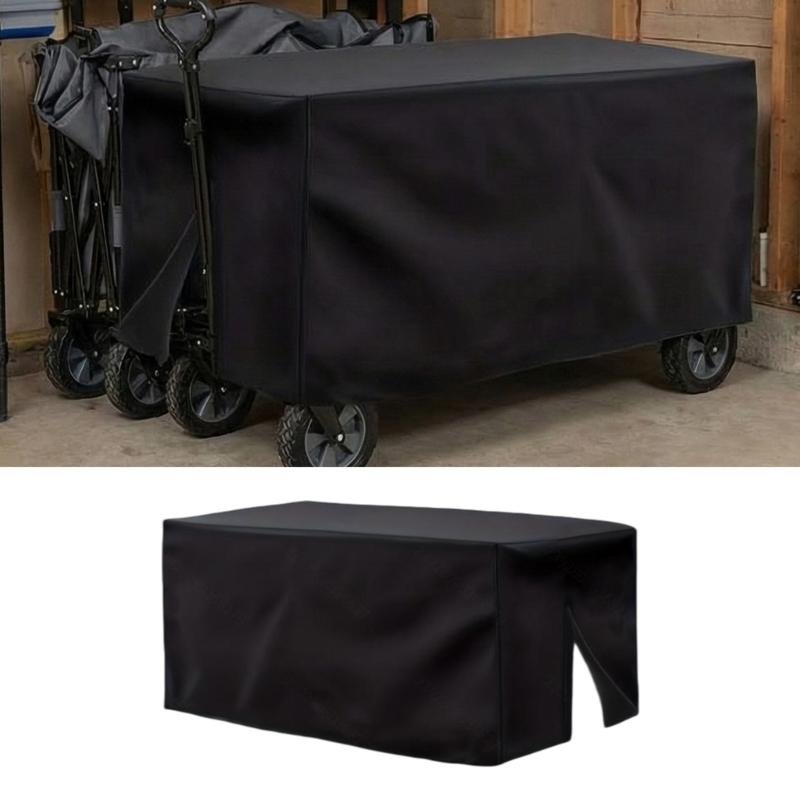 Light Weight Dust Proof Cover for Big Outdoor Utility Carts Foldable Water Resistant for Picnics and Camping