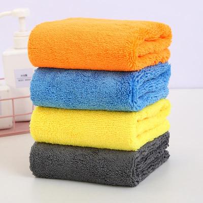 Premium Warp Knit High/Low Pile Non-Scratch Car Wash Towel for Water Absorption & Interior Cleaning