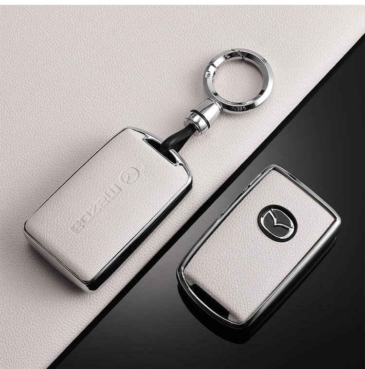 Moderne TPU Auto Smart Fernbedienung Schlüsselhülle Abdeckung Schale Tasche Für Mazda 3 CX30 Alexa CX-4 CX-30 CX3 CX5 CX-3 CX8 CX-8 CX9 CX-9 CX-5 gray