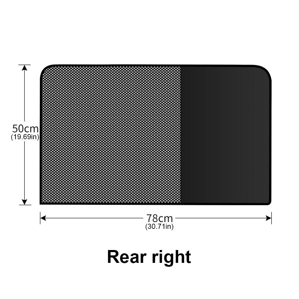 1/2Pcs Magnetic Car Sun Shade Side Window Sunshade Sun Blocking UV Protection Curtains Sun Shield Protector Car DIY Accessories