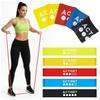 ACTIGET Bandes de résistance d'exercice, lot de 5, résistance de 1 à 15 kg, bandes de fitness de rééducation