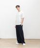 CHAMBROS Point Logo Pintuck Wide Sweatpants [Navy]