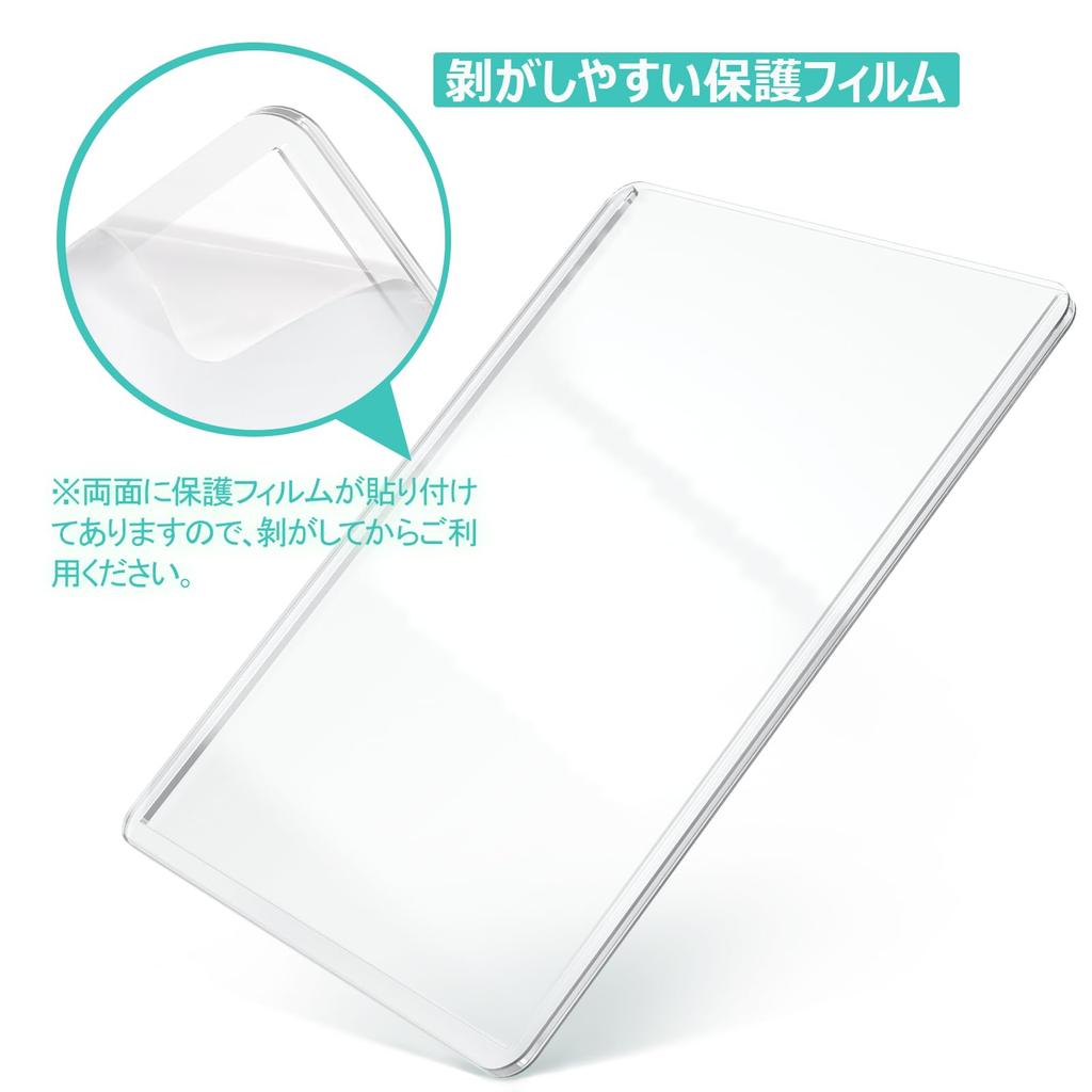 AKEIE Top Set of 20 Card Holders for Trading Card Trading Card Card Display PVC Hard Case for Star Idol and NBA Cards Loader, Cards, Loader, Case,