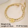 Dawapara Aum Om Ohm Sanskrit Symbol Anklets Bracelet Hindu Yoga Ankle Chain Bracelets Stainless Steel Spiritual Jewelry