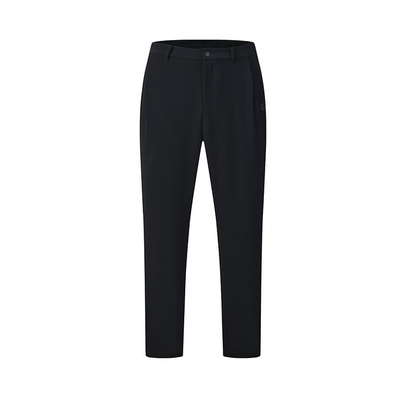 FILA Golf Series Fashion Simple Sports Golf Versatile Comfortable Straight Leg Woven Casual Pants Men bottoms Deep-Black A11M615801FBK