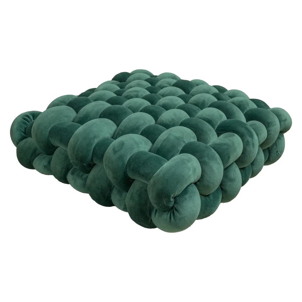 Knotted Square Cushion Nordic Aesthetic Stuffed Pillow Office Chair Decorative Plush Pillow Sleeping Back Knot Hand-made Cushion