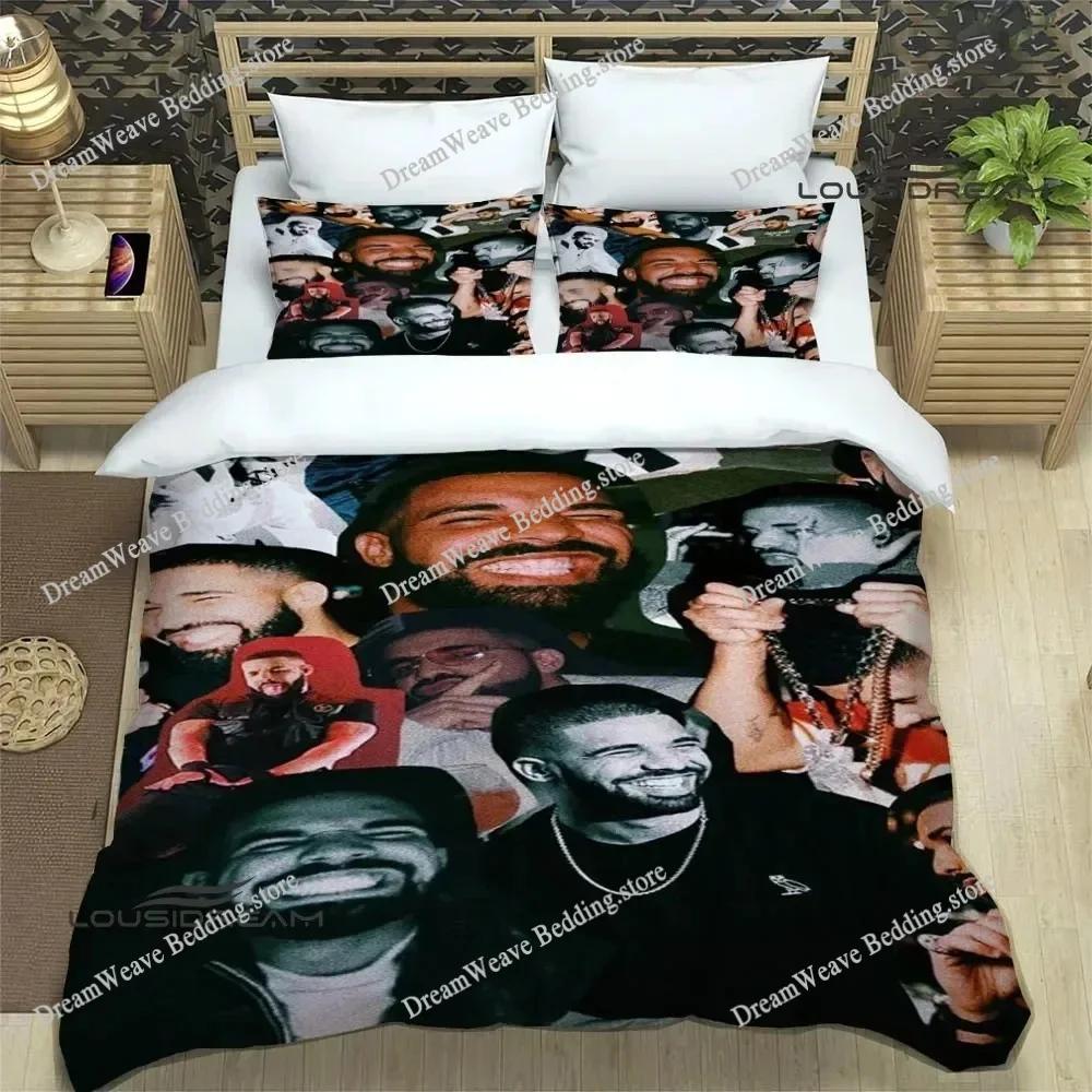 Rapper Drake 3D Printed Bedding Sets Exquisite Bed Supplies Set Duvet Cover Bed Comforter Set Bedding Set Luxury Birthday Gift96