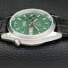 REFURBISHED AUTOMATIC SEIKO 5 MENS WATCH JAPAN MADE GREEN DIAL CUSTOM a440125-2 QV90-a440125