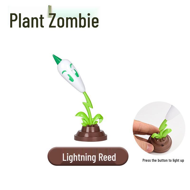 Plants vs. Zombies Toy Set: Machine Bug, Football Gun, Pea Pod, Carnivorous Plant Models