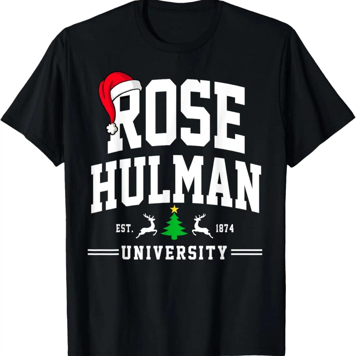 

Rose-Hulman Institute Technology University Arch Christmas T-Shirt S чёрный