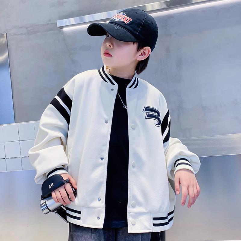 Boys' Fashionable Baseball Jacket - Spring/Autumn 2025