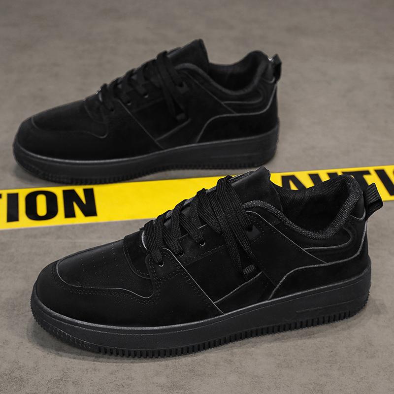 Herren Freizeitsneaker mit flachem Boden Outdoor Weich Bequem Jugend Laufschuhe Atmungsaktive Studenten Board Schuhe Zapatillas Hombre