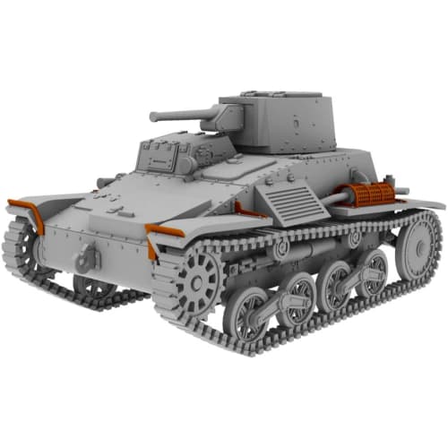 IBG 1/72 Scale Japanese Army Type 94 Light Armored Car, Late Model, 37mm Gun Equipped, Plastic Model Kit PB72046