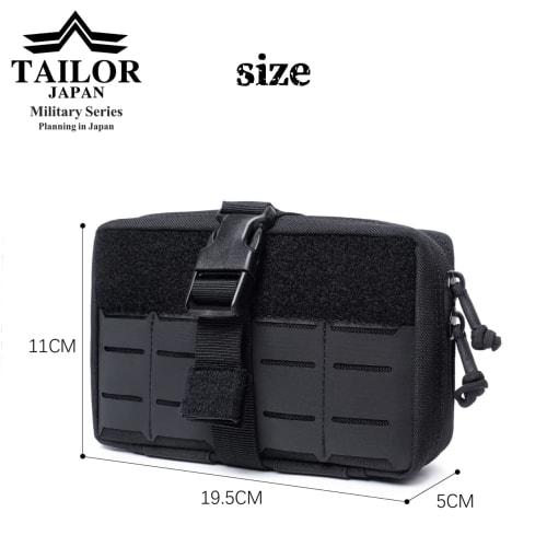 TAILOR JAPAN Medical Pouch, Military Pouch, Tactical Pouch, Utility Pouch, Multi-Function Pouch, Mini Pouch, Disaster Preparedness, First Aid, EDC Pou