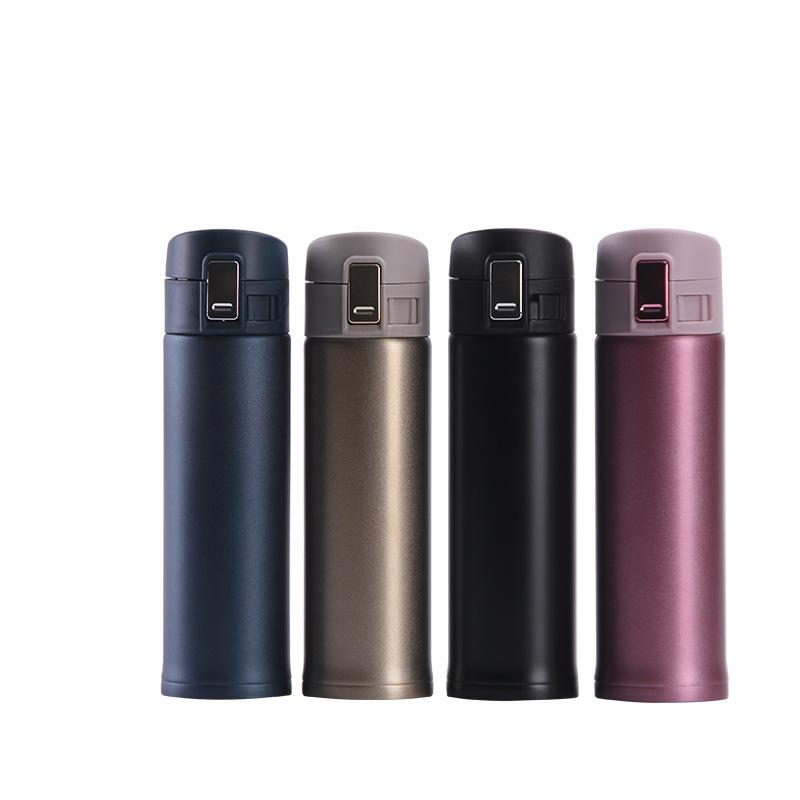 Stainless Steel Pop-up Lid Insulated Mug Outdoor Portable Mug Business Cup