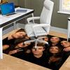 Movie Actor Group Selfie Portrait Print Area Rug Non‑Slip Floor Mat Carpet for Living Room Bedroom Celebrity Theme Home Decor