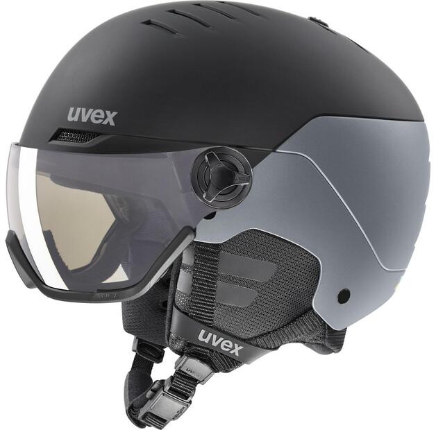 Шлем защитный uvex Wanted Visor Pro V черный
