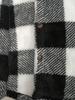 European and American Women's Plaid Wool Lapel Mid-Length Coat - Autumn/Winter Collection