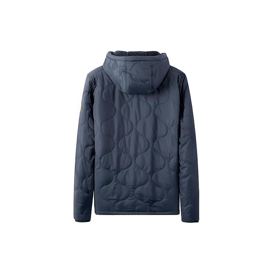Timberland Unifarbene Wendefleecejacke mit Kapuze Herrenjacken Blau A69NH-433