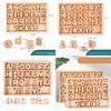 Wooden Alphabet Blocks Educational Toy For Kids Learning And Recognition Set