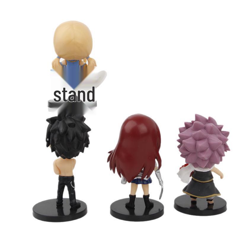 Fairy Tail Character Gashapon Figure - Natsu, Lucy & Happy