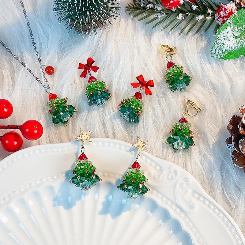 Christmas Series: Unique Autumn/Winter Stud Earrings for Women - High-End Fashion Ear Accessories