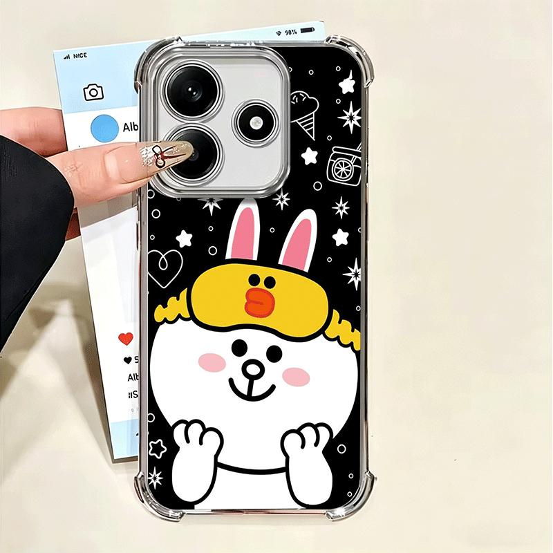 Cartoon Bear B-Browns C-Conys Soft Phone Case For Xiaomi Poco X7 X8 Pro Max X6 X5 X3 F8 Ultra F7 M8 M7 M5S Redmi 15C 15A 15 14C