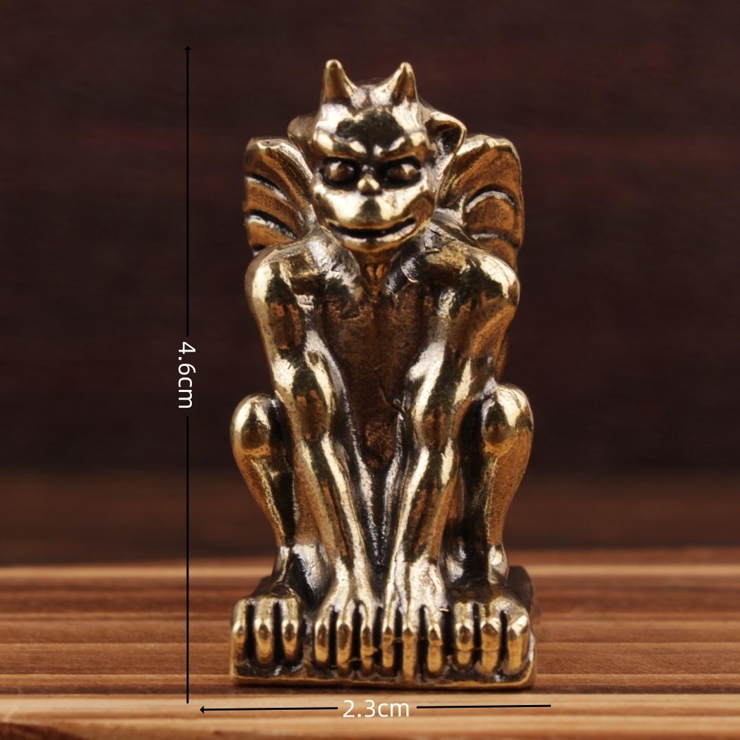 Трансграничный Ретро Ремесло Креативный Латунь Демон-Король Домашний Офис Маленькое Украшение