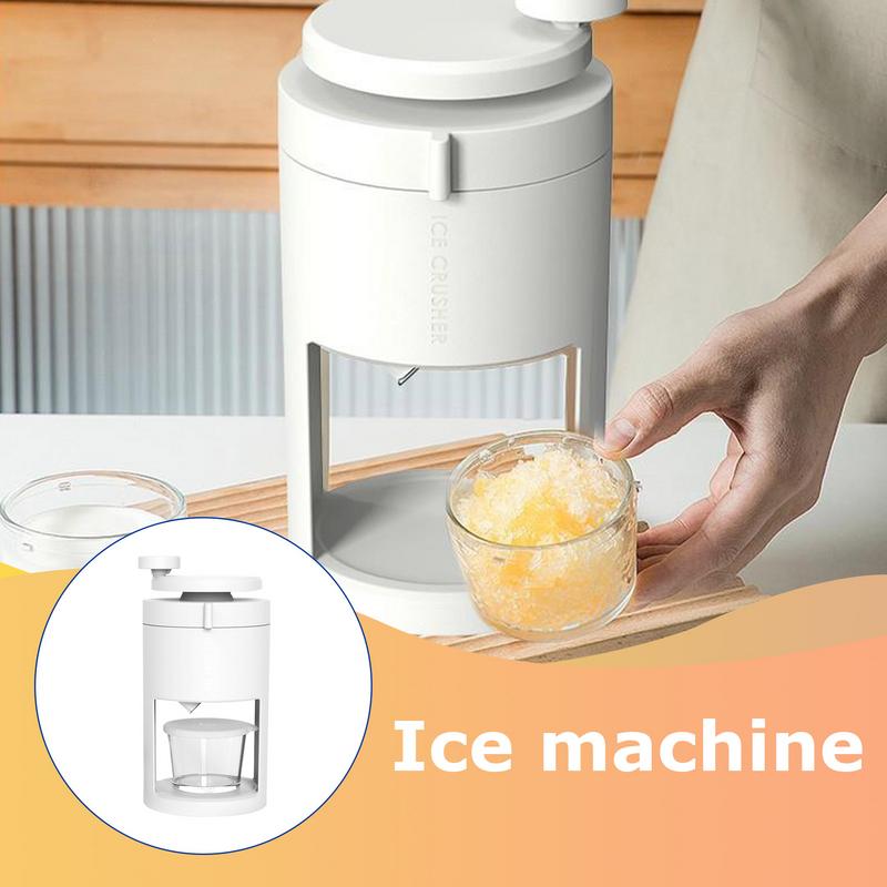 1pcs Creative Shaved Ice Machine Hand-cranked Reusable Ice Broken Machine Portable Rustproof Smoothies Slushies Making Tool