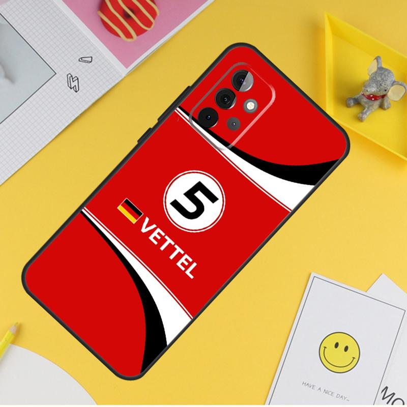 Sebastian Vettel F1 Formula Case For Samsung Galaxy A55 A35 A25 A15 A51 A71 A12 A32 A52 A13 A33 A53 A14 A34 A54 Coque