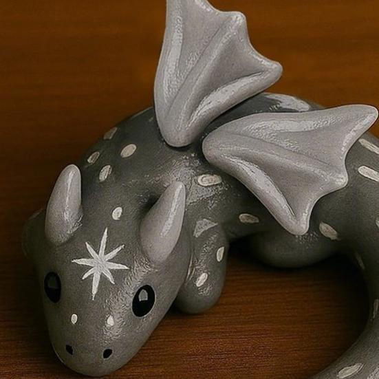 Emotional Support Dragon Handmade Mini Pocket Dragon Sculpture for Anxiety Relief Cute Dragons Inspirational Gift for Birthday Halloween Xmas