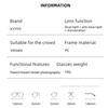 New TR90 Bifocal Reading Glasses Unisex Fashionable Photochromic Reading Glasses with High-Definition Blue Light Protection +4.0