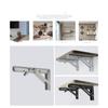 2/1Pcs Multiple Sizes Triangle Folding Angle Bracket Heavy Support Adjustable Wall Shelves Mounted Table Shelves Home Hardware