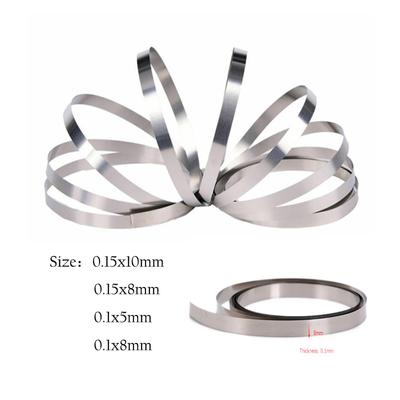 2/5m/Pcs Pure 99.6% Nickel Strip Lithium Ion Battery Nickel Plate Nickel Plated Steel Strip Connector Spot Welding Machine Battery Welding Machine