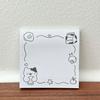 High-value explosion, simple black and white ins, cute cat post-it notes, sticky student learning memo notepad