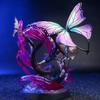 Demon Slayer Kochou Shinobu Anime Figure 33cm GK Battle Statue Model Cartoon Scene Ornament Toy for Christmas Gift