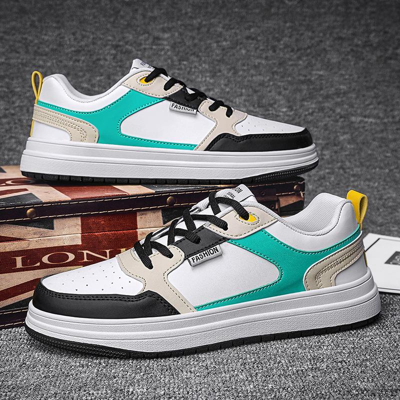 Large size board shoe size youth sports low-top sports shoes leather surface casual