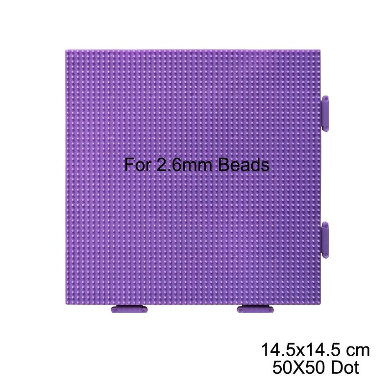 

Non-Toxic Yantjouet 2.6Mm 10Pcs/Set Hama Beads Mini Beads Colorful Pegboard White Black Pink Green Blue Template Board Circular Square