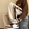 KOSY Lässige Sporthose Herbst Winter Damen High Street Liebhaber BF Stil All Match Weitbein Gerade Hose Trend Cool College Hose