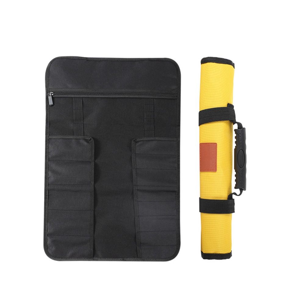 Elastic Coil Folding Reel Rolling Tool Bag Handbag Separate Storage Multi-function Tool Box Portable Oxford Cloth