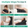 Sex Pillow for Couples – 27° Intimate Wedge Pillow, Memory Foam, for Intimate Positions & Sex Positions, Washable, Couple Pillow, Black