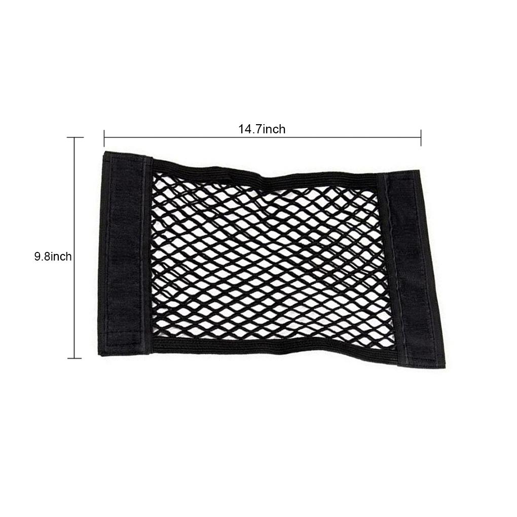 25x50cm Car Back Rear Trunk Storage Bag Mesh Auto Organizer Elastic String Net Pocket Bag