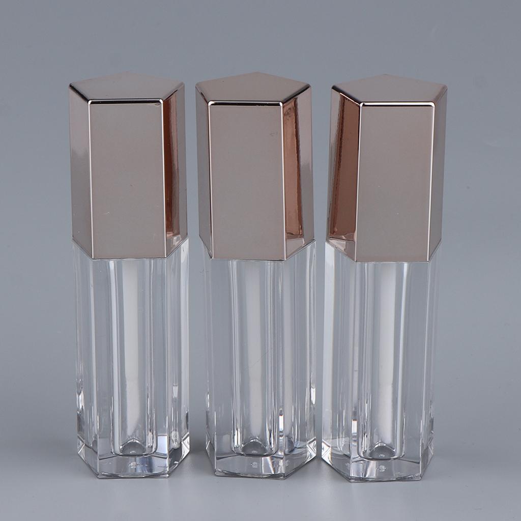 6pcs 5ml Plastic Refillable Cosmetic Tubes Bottle For DIY Balm Oil