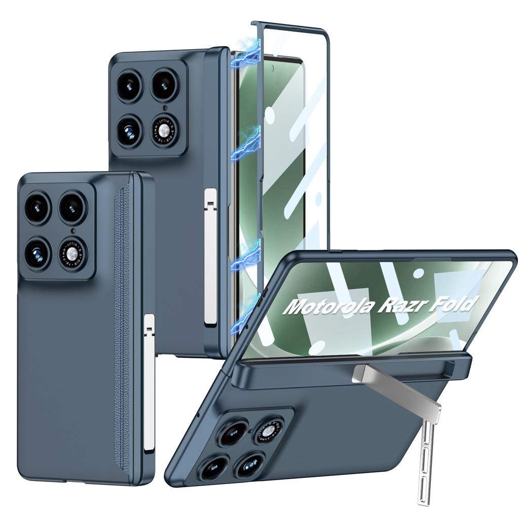 Motorola RazrFold Mobile Phone Case Skin Skin Scrub Magnetic Hinge Case Film Integrated Bracket Protective Case