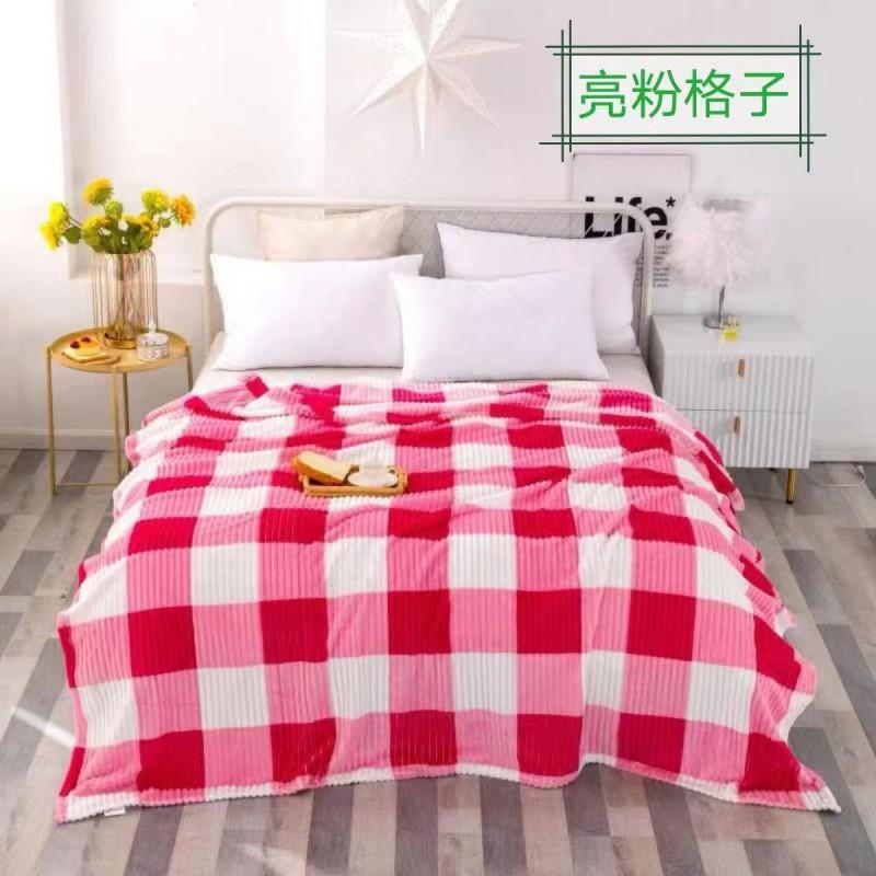 Flannel Blanket Soft Warm Throw Nap Air Conditioner Multi-use Gift