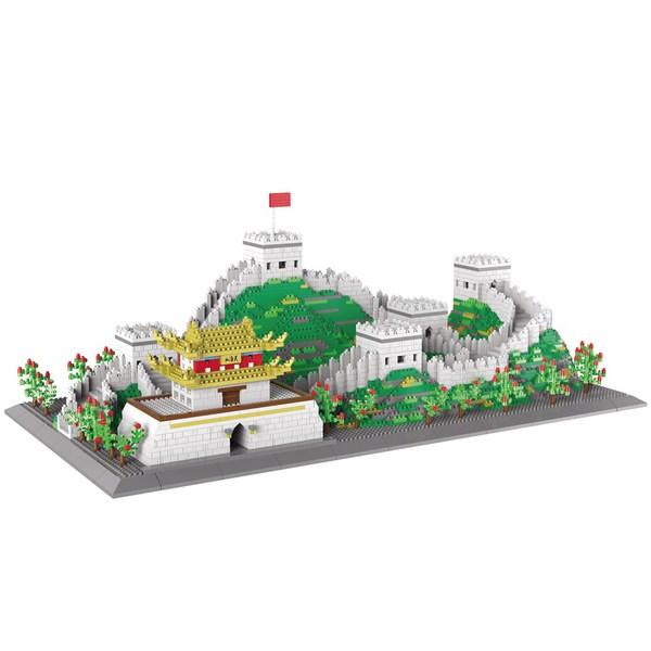 

Frandy Nanoblock Landmark большое здание Великая Китайская стена SM9924, смешанные цвета, популярные корейские игрушки
