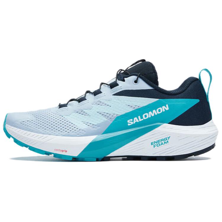 SALOMON Sense Ride 5 Comfortable Versatile Non-Slip Low-Top Running Shoes Women Running Shoes Blue Black 474589